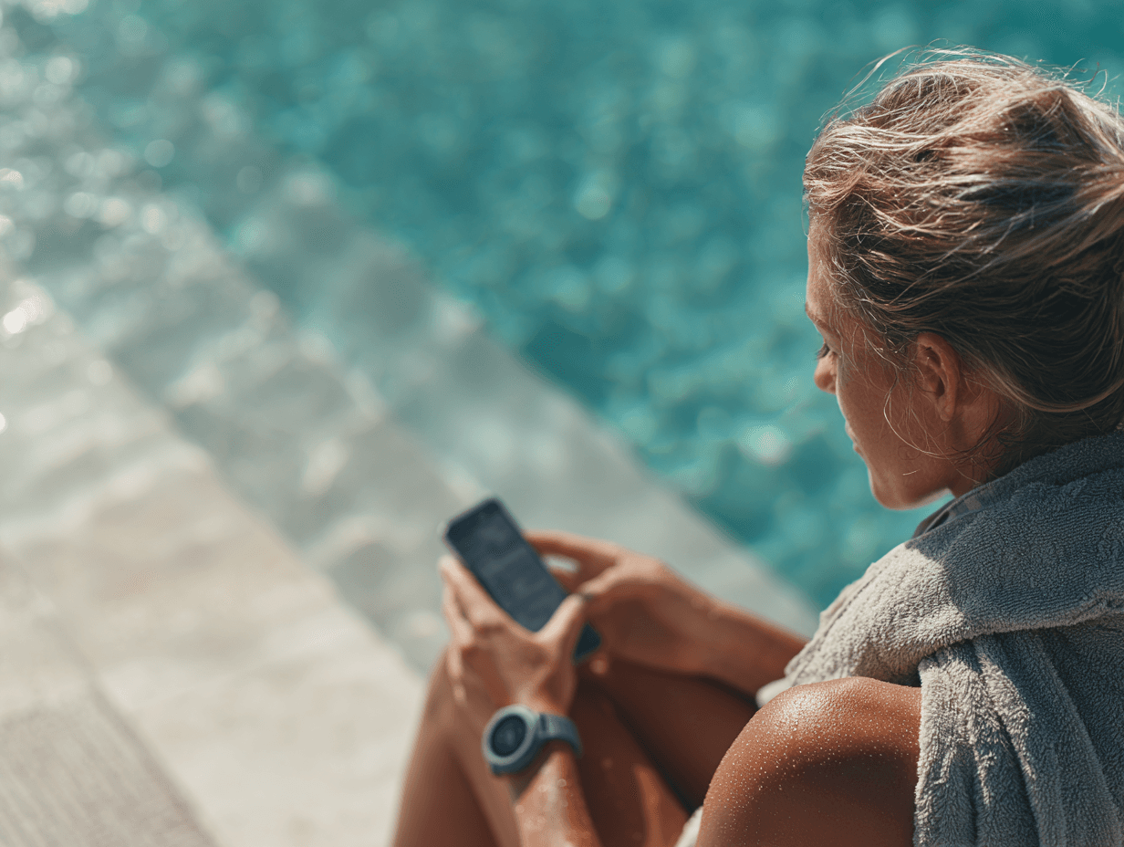 Swimmer in a pool: recovery and inflammation in sport