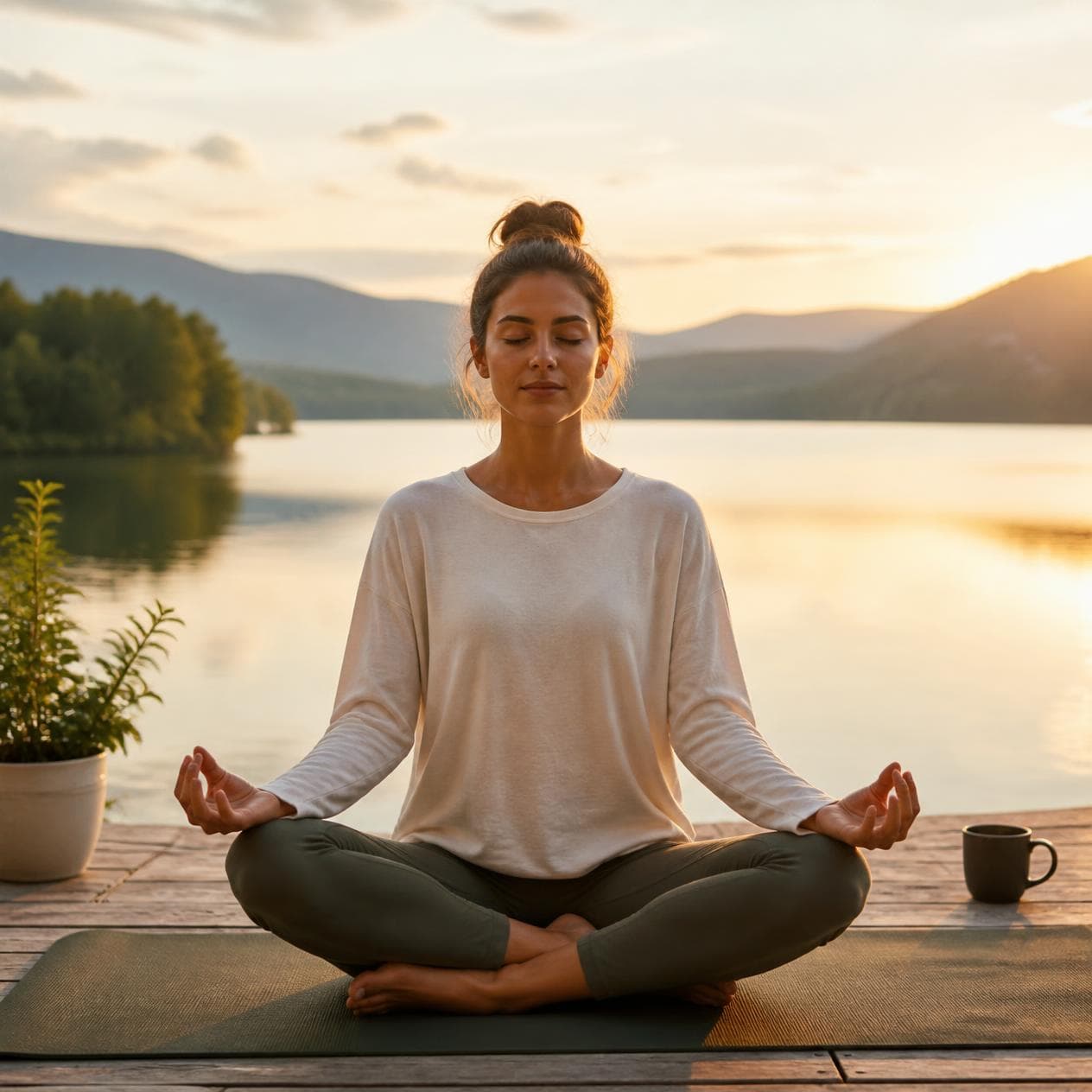 Athlete resting on coastal rocks: vitamin D, sun exposure, and outdoor recovery